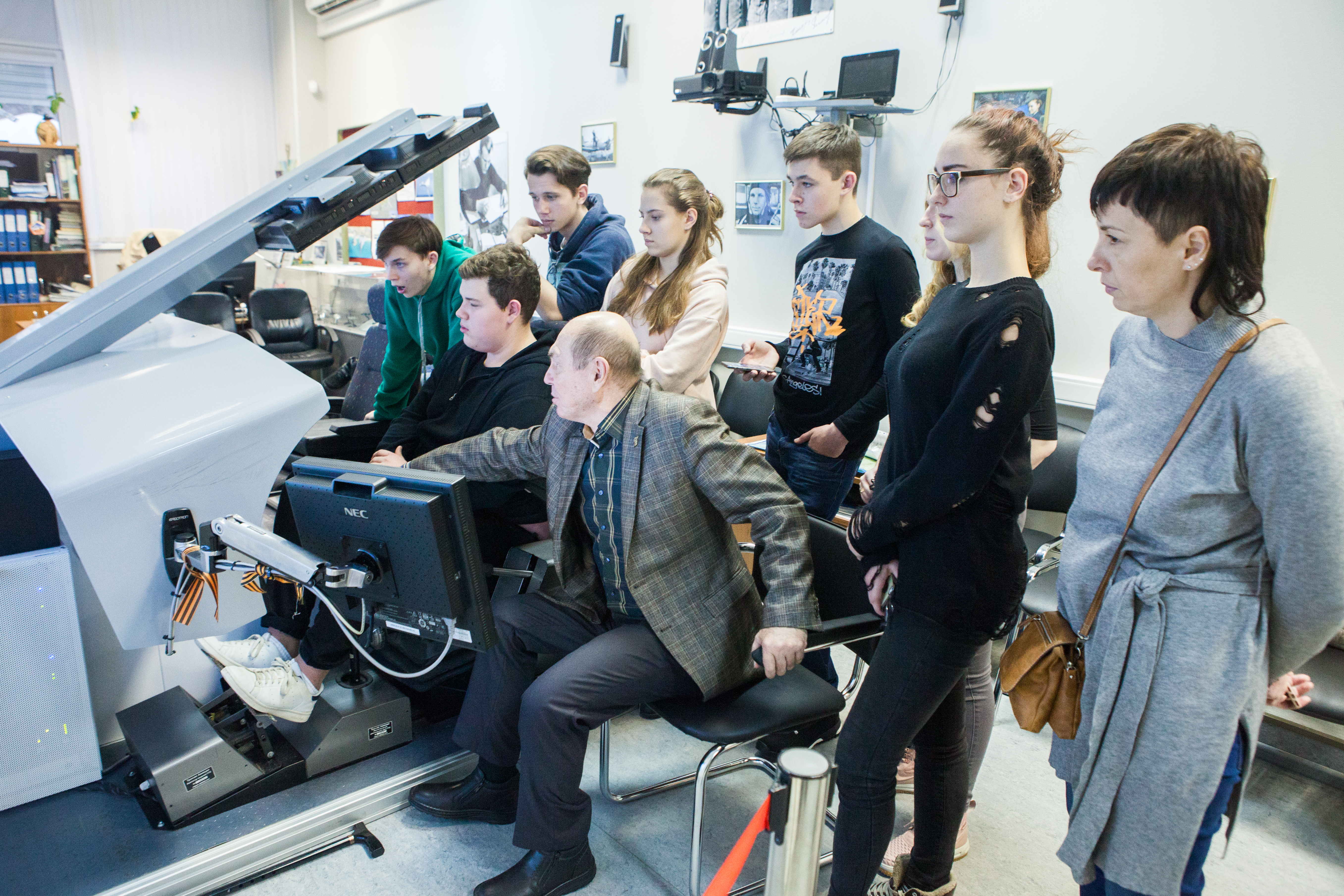 Space Center tour for students