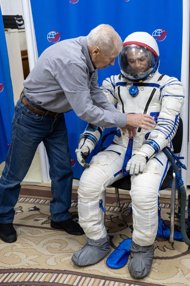 Spacesuit fitting